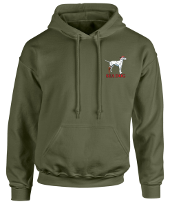 Alternative view of Grunge Flag Hooded Sweater