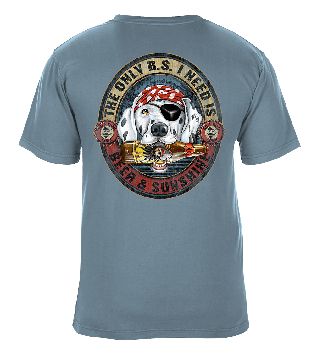 Sea Dog B.S. (Beer & Sunshine) T-Shirt